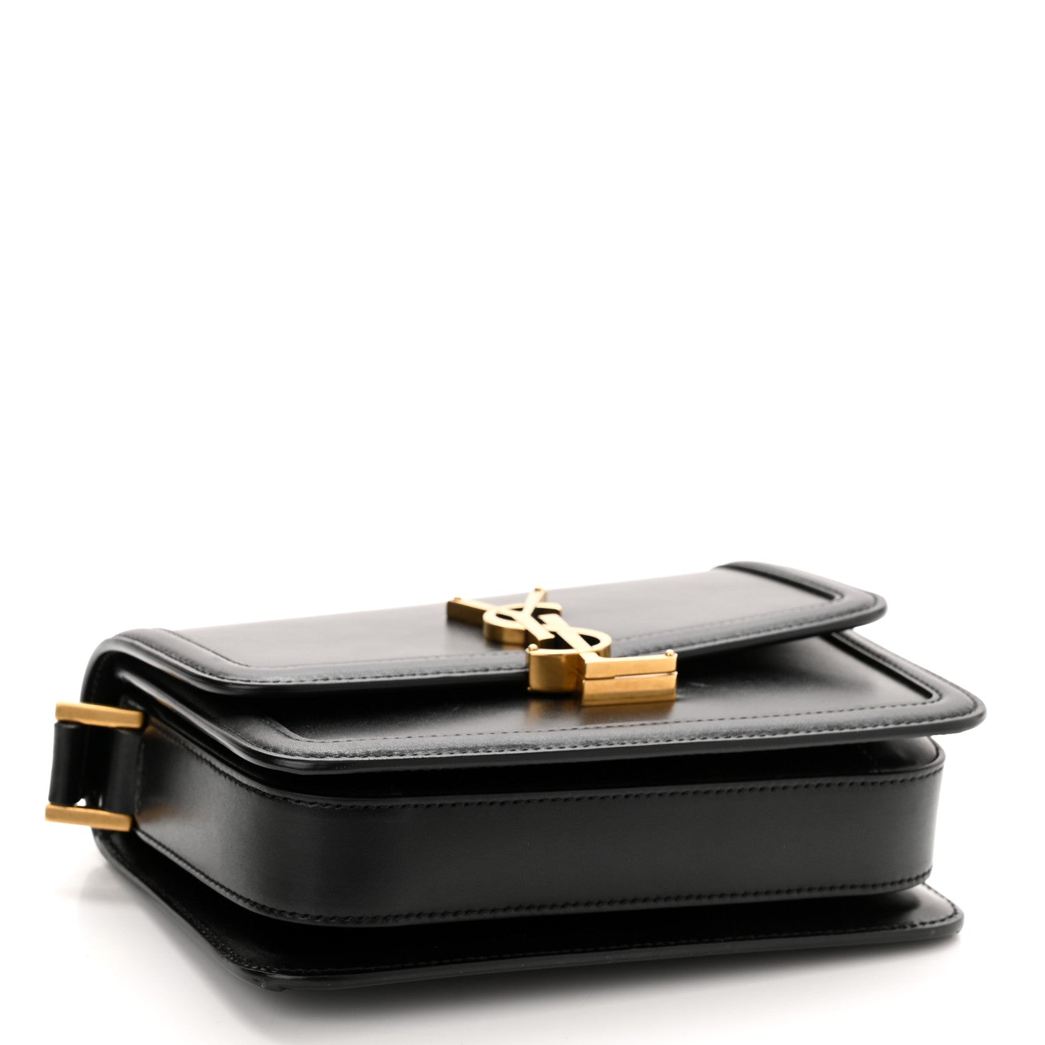 Saint Laurent Smooth Calfskin Small Solferino Satchel Black 4 of 10