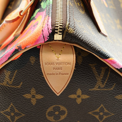 Louis Vuitton Monogram Roses Speedy 30 6 of 7