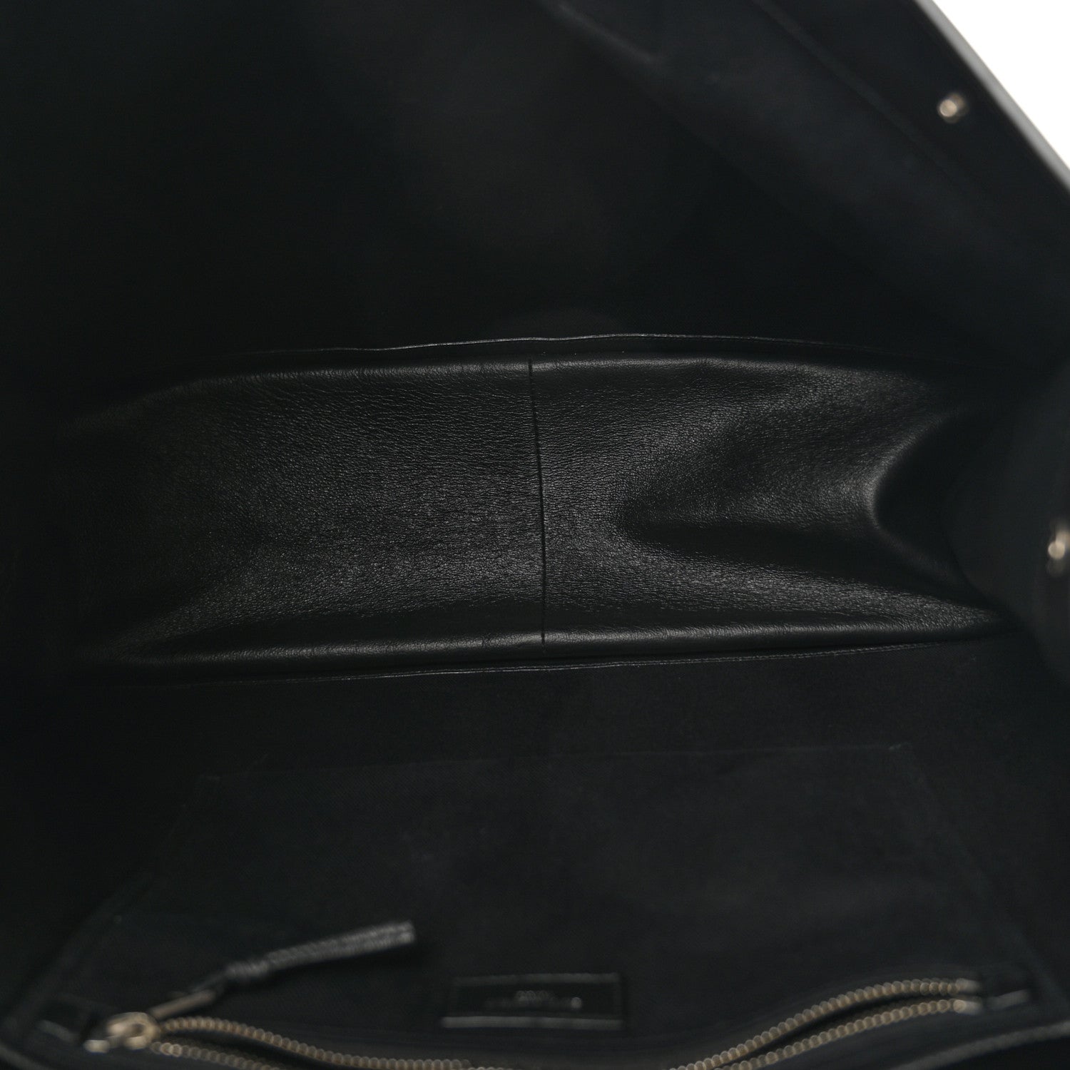 Saint Laurent Vitello Rive Gauche Large Tote Black 5 of 11