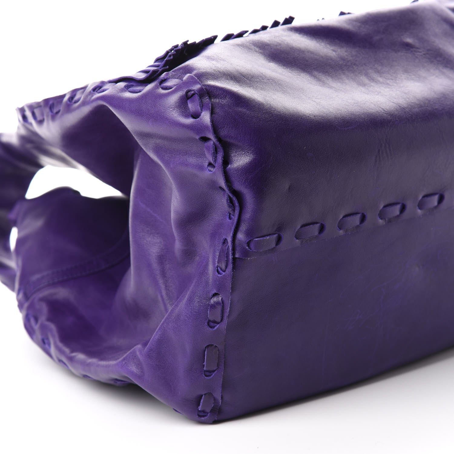 Jimmy Choo Calfskin Star Studded Iman Shoulder Bag Purple 6 of 10