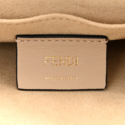 Fendi Vitello Liberty Bi-Color FF 1974 Embossed Chain Strap Kan U Shoulder Bag Black Maya 5 of 11