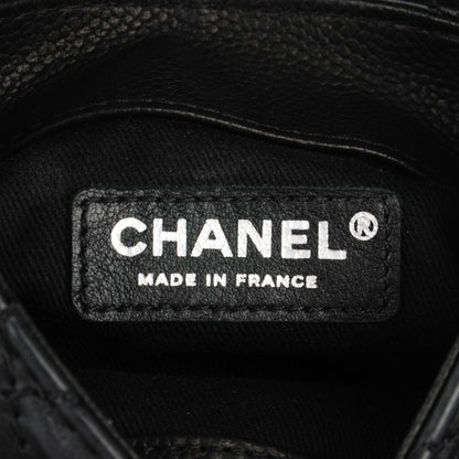 Chanel Caviar Calfskin Mini Bubble Graphic Messenger Bag Black 6 of 8