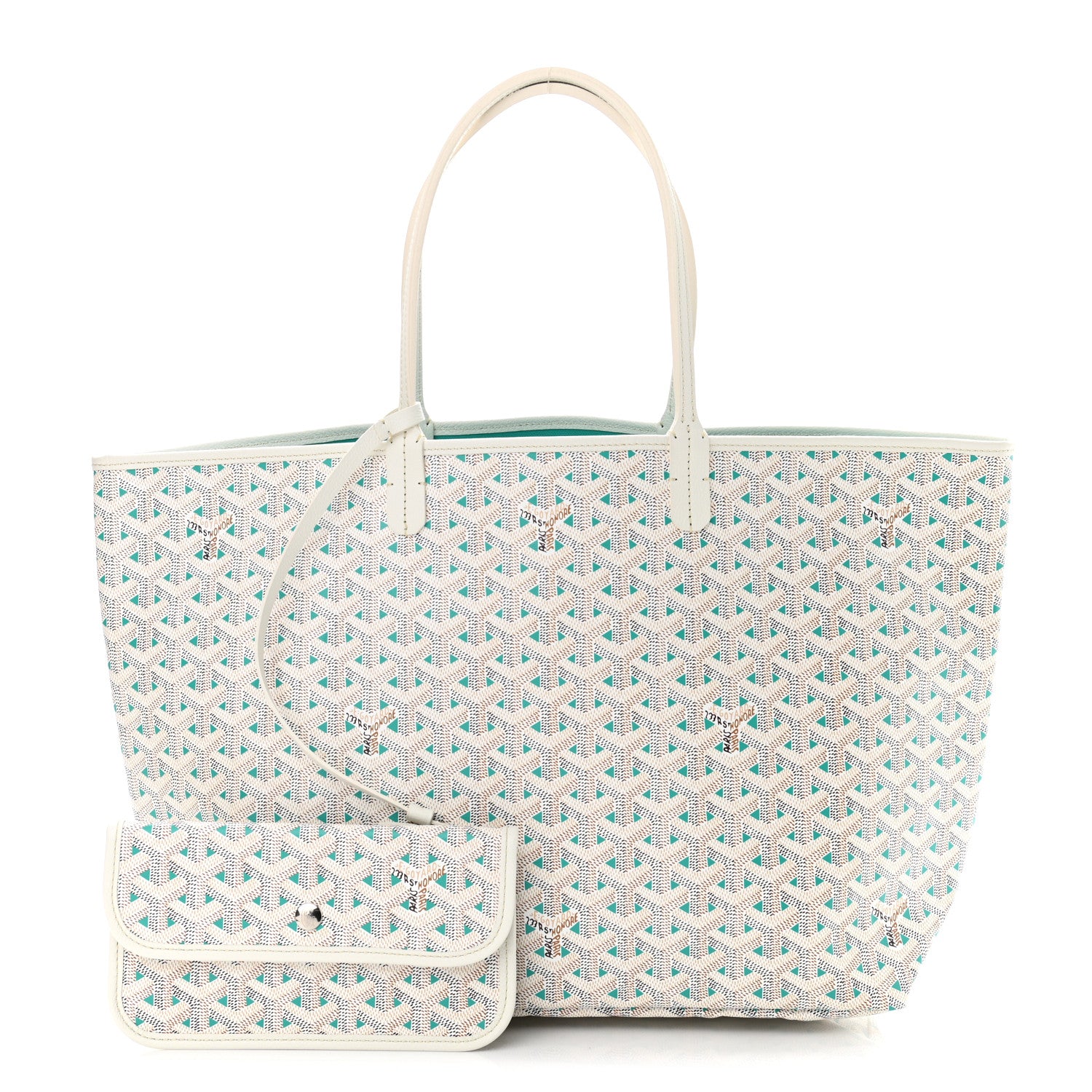 Goyard Goyardine Saint Louis Claire Voie PM White Opaline 1 of 11