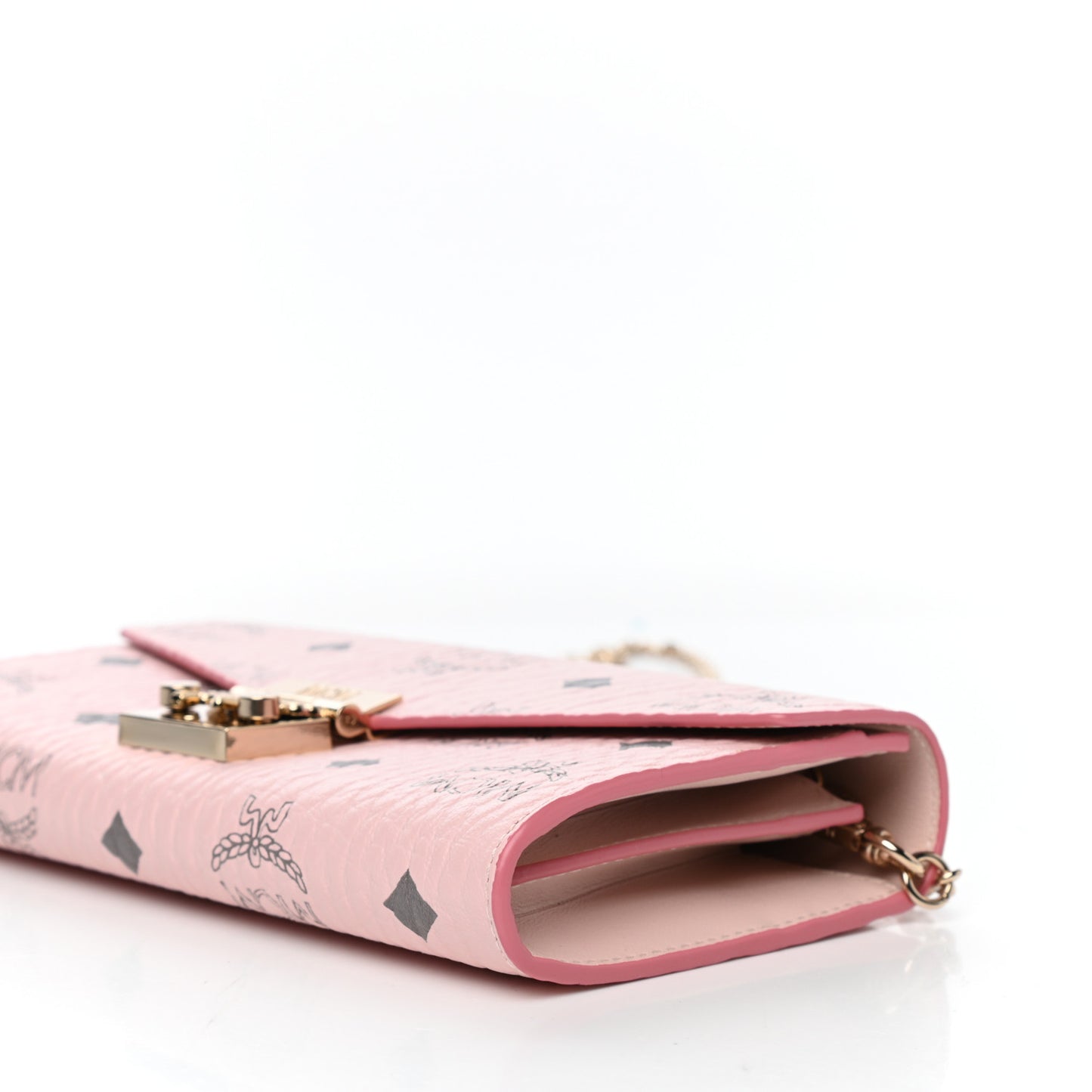 Visetos Large Patricia Wallet On Chain Soft Pink