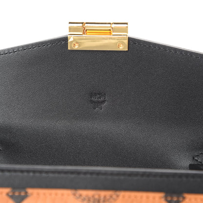 MCM Visetos Large Patricia Wallet On Chain Cognac 6 of 11