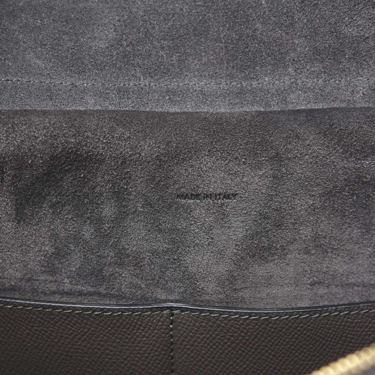Celine Grained Calfskin Mini Belt Bag Grey 5 of 8