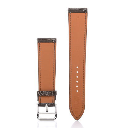 Hermes Shiny Alligator Heure H Hour Watch MM Strap Ebene 2 of 7