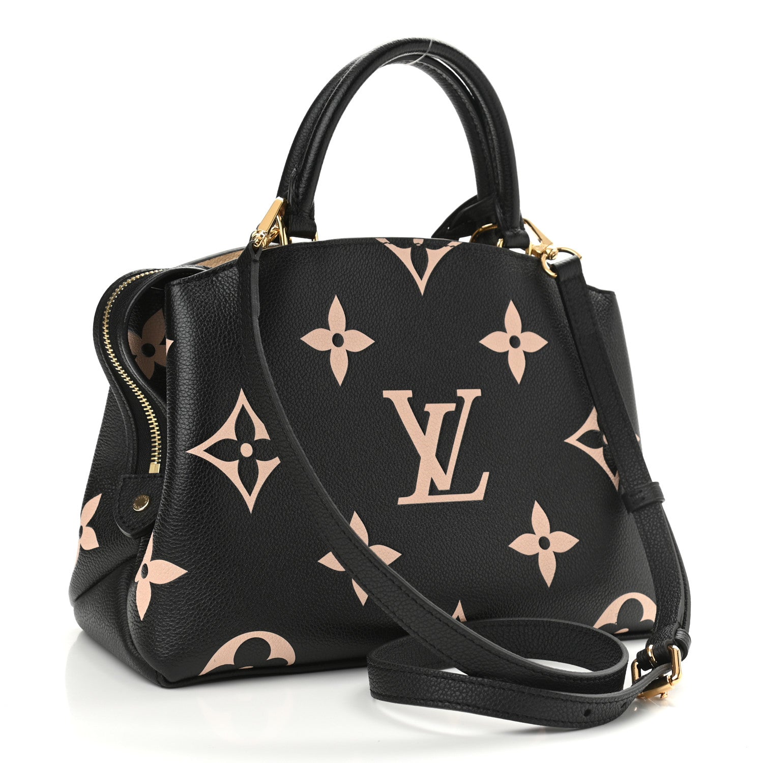 Louis Vuitton Empreinte Monogram Giant Petit Palais Black Beige 3 of 10