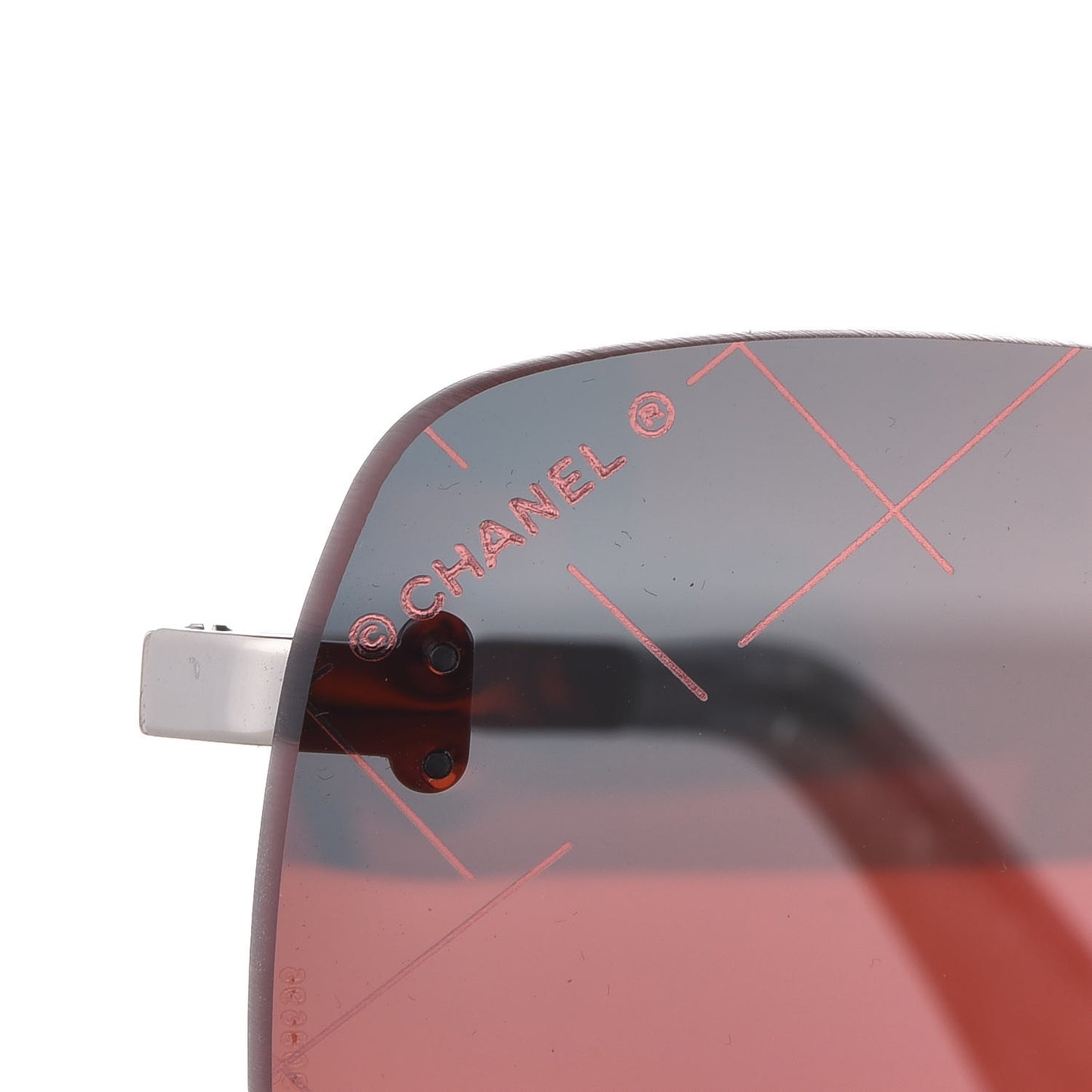 Shield Runway Sunglasses 4215 Silver Red