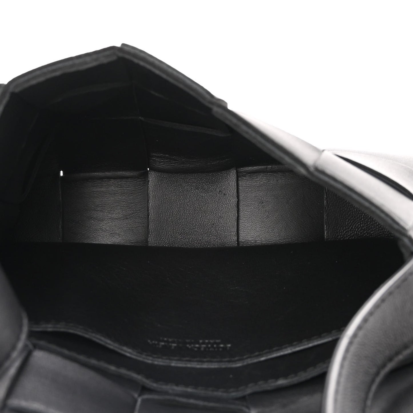 Lambskin Maxi Intrecciato Cassette Crossbody Bag Black