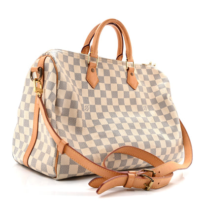 Louis Vuitton Damier Azur Speedy Bandouliere 35 3 of 16