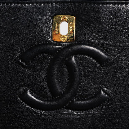 Chanel Lambskin Quilted Medium Single Flap Black 6 of 9
