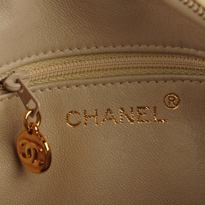 Chanel Lambskin Quilted Camera Case Beige 6 of 8