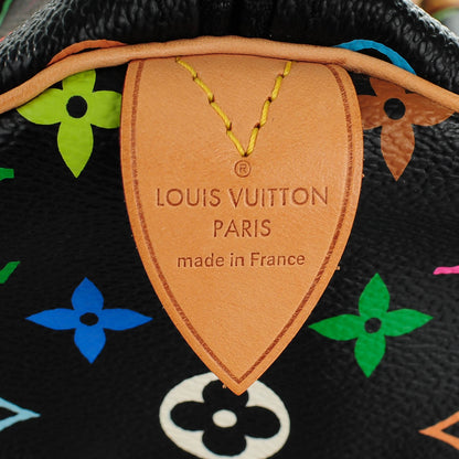 Louis Vuitton Monogram Multicolor Speedy 30 Black 6 of 7
