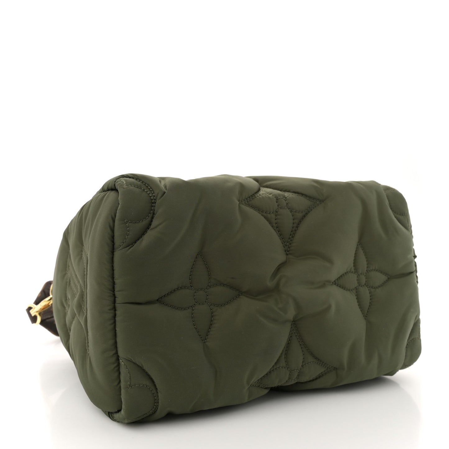 Econyl Mini Monogram Pillow Speedy Bandouliere 25 Khaki