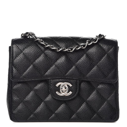 Chanel Caviar Quilted Mini Square Flap Black 1 of 12