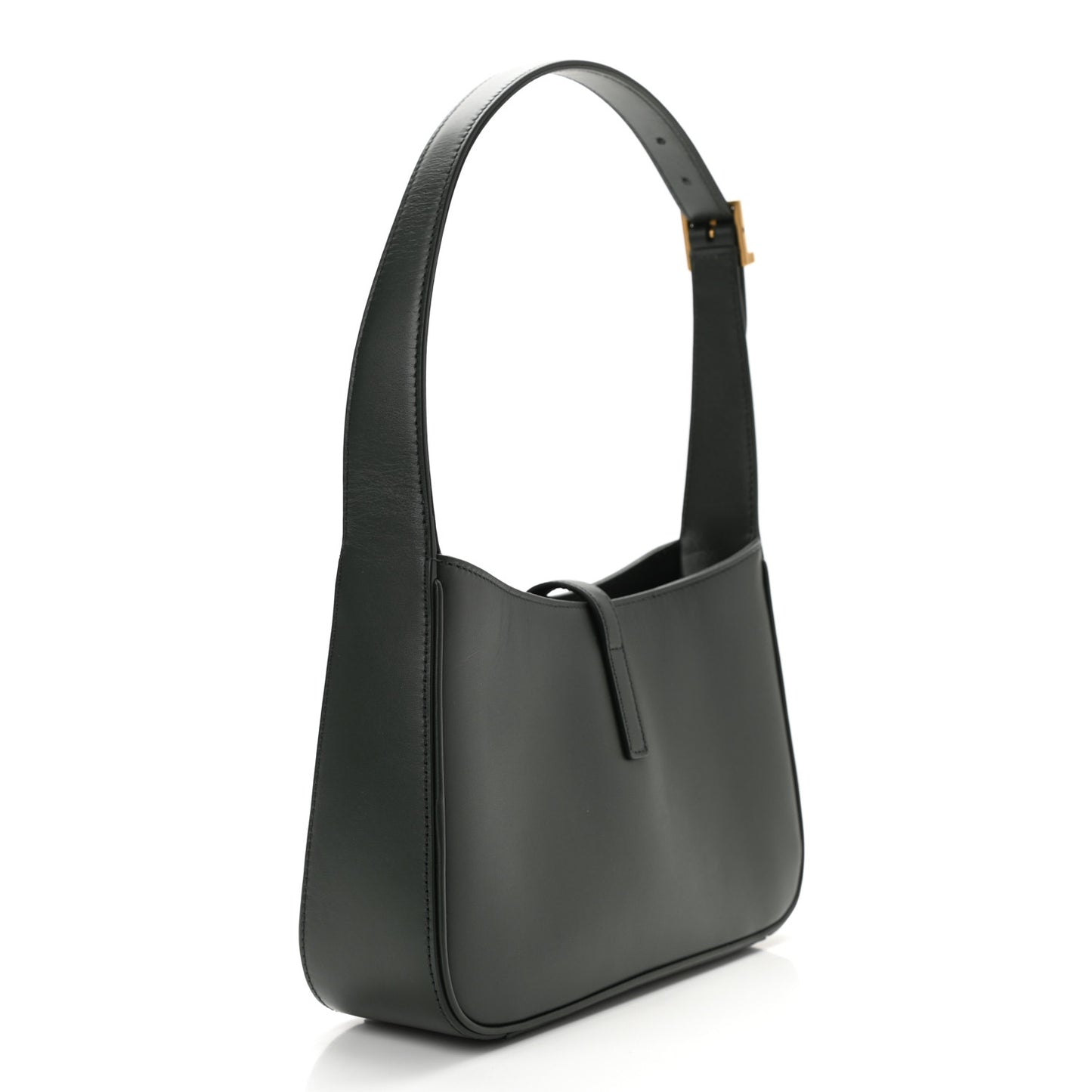 Smooth Calfskin Le 5 A 7 Hobo Vert Fonce