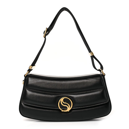 Stella McCartney Eco Alter Nappa Padded S Wave Shoulder Bag Black 1 of 9