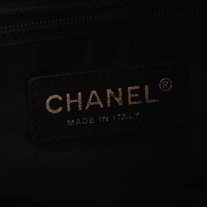 Chanel Calfskin Quilted Medium Cambon Tote Beige Black 6 of 10