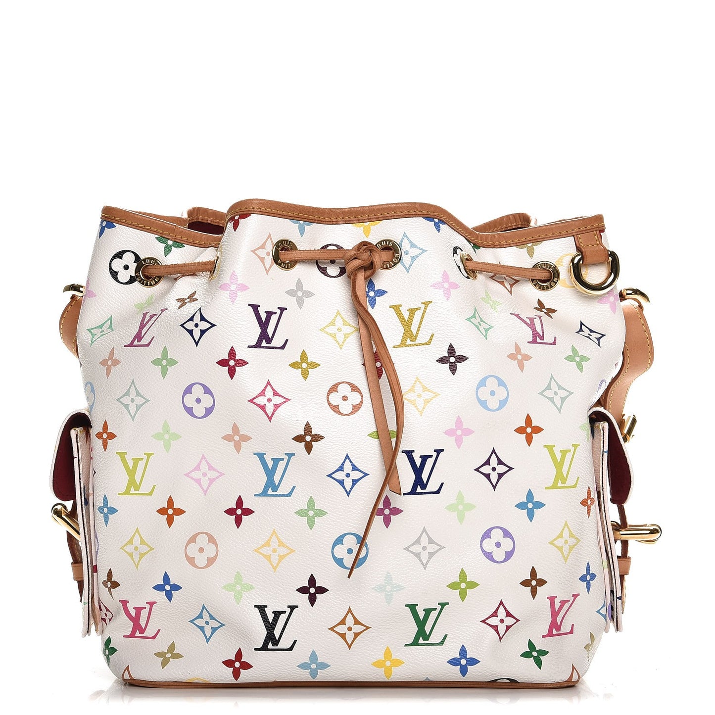 Monogram Multicolor Petit Noe White