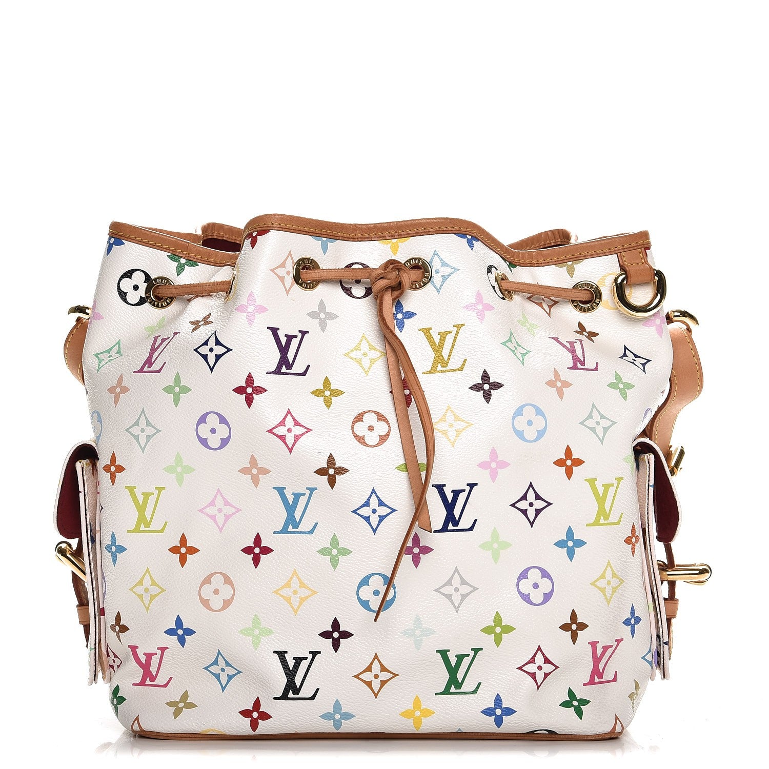 Louis Vuitton Monogram Multicolor Petit Noe White 1 of 12