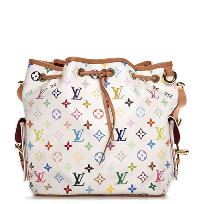 Louis Vuitton Monogram Multicolor Petit Noe White 1 of 12