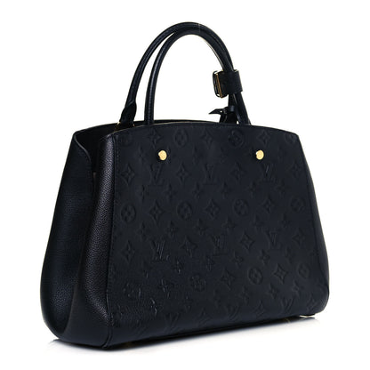 Louis Vuitton Empreinte Montaigne MM Black 3 of 10