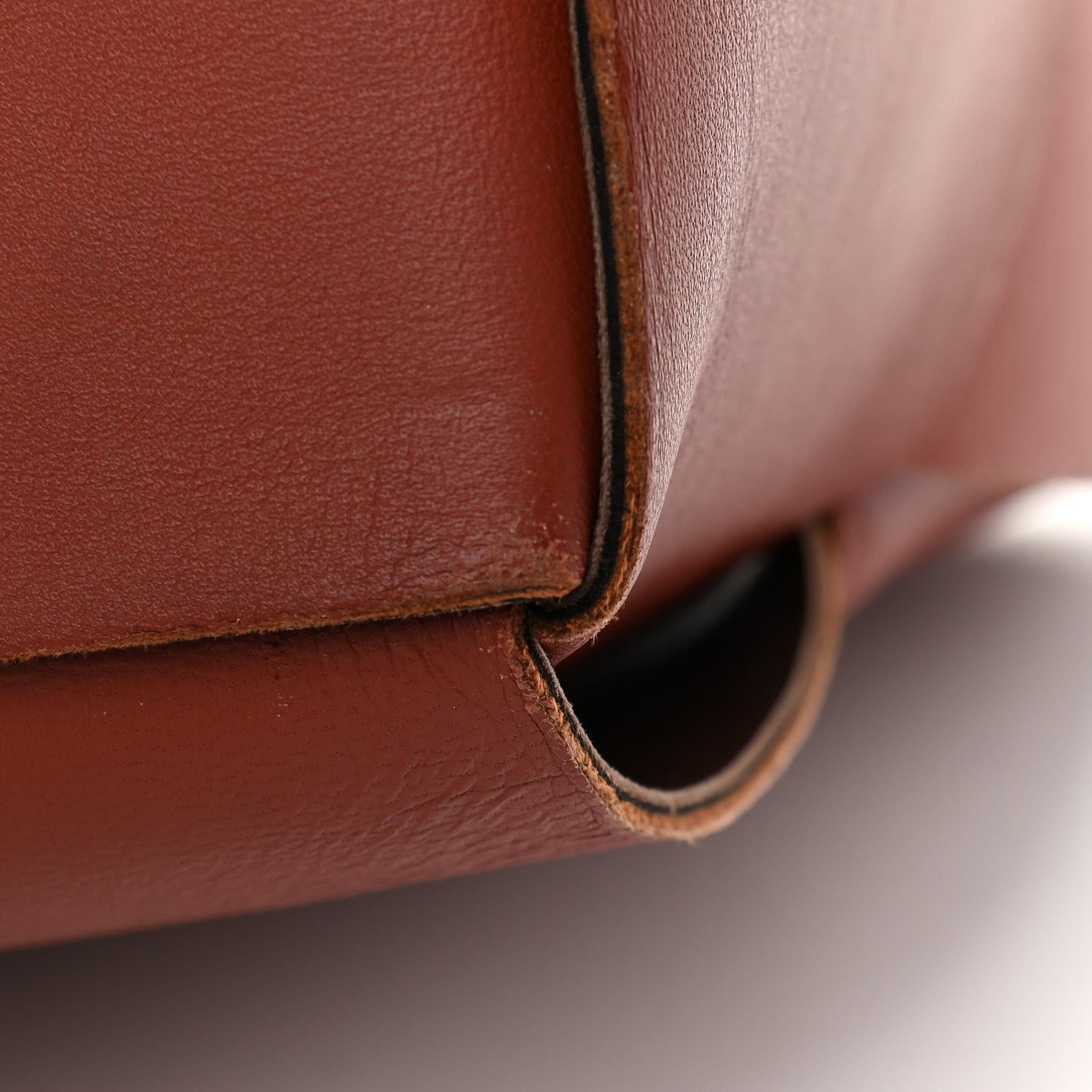 Nappa Maxi Intrecciato Medium Arco Tote Rust