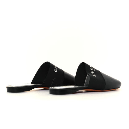 Givenchy Calfskin Bedford Logo Mule Slides 36.5 Black 4 of 8