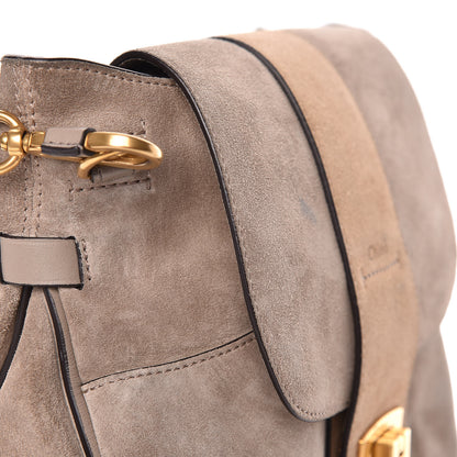 Chloe Suede Calfskin Small Lexa Shoulder Bag Motty Grey 9 of 21