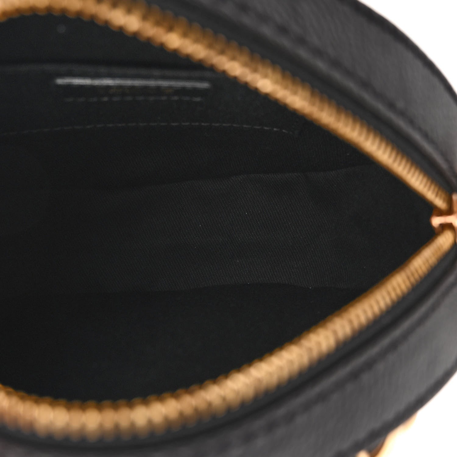 Versace Grained Calfskin Mini La Medusa Disco Round Crossbody Bag Black 5 of 8