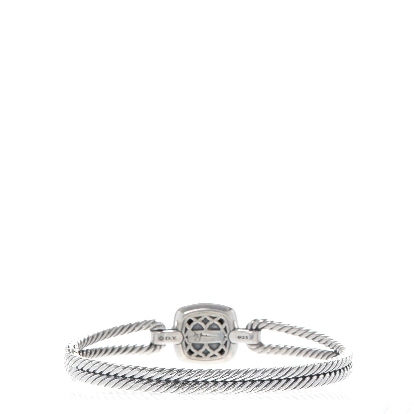Sterling Silver Black Diamond Albion Cable Bracelet