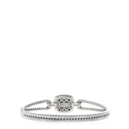 David Yurman Sterling Silver Black Diamond Albion Cable Bracelet 3 of 4