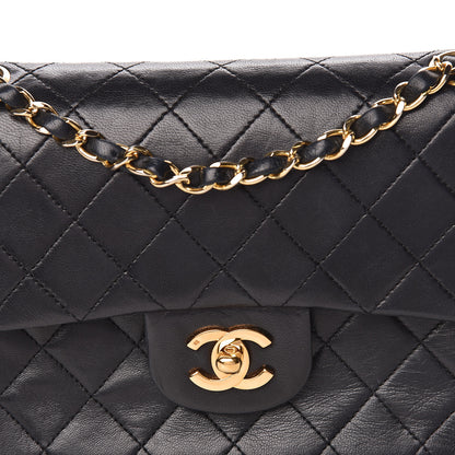 Chanel Lambskin Quilted Small Double Flap Black 15 of 17