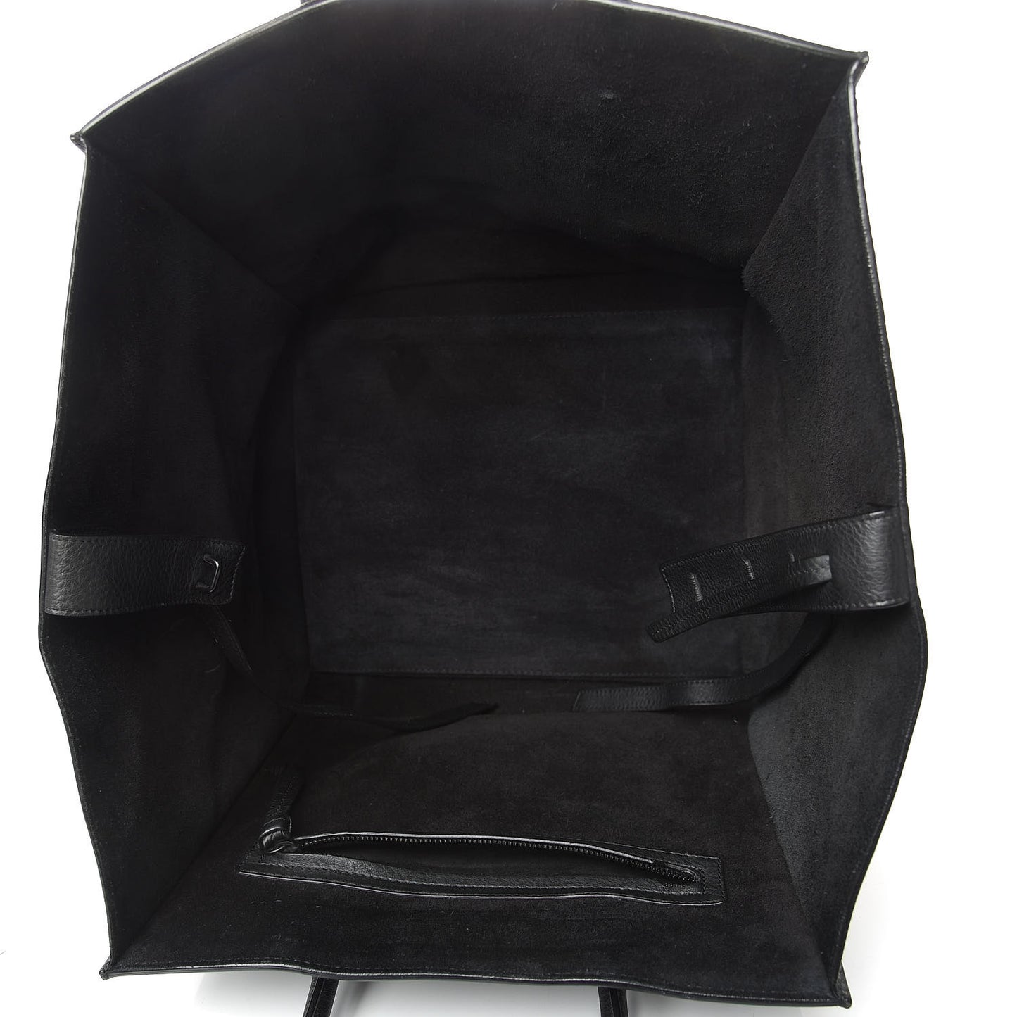 Supple Calfskin Medium Phantom Luggage Black