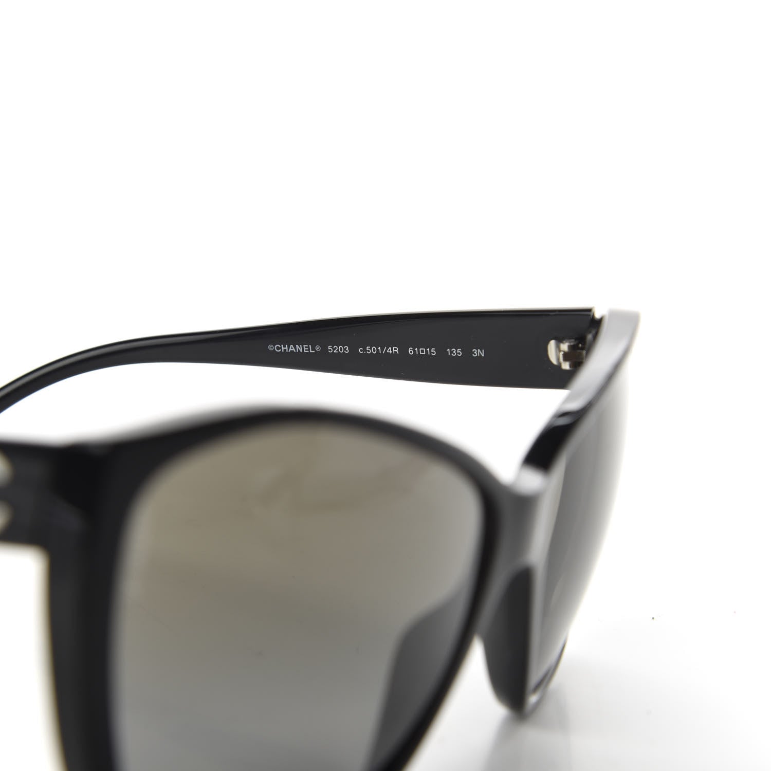 Chanel Acetate CC Sunglasses 5203 Black 6 of 8