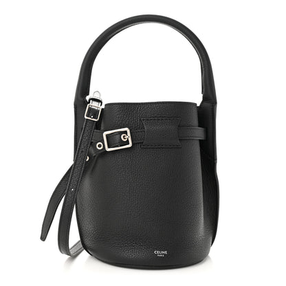Celine Supple Grained Calfskin Nano Big Bag Bucket Black 1 of 9