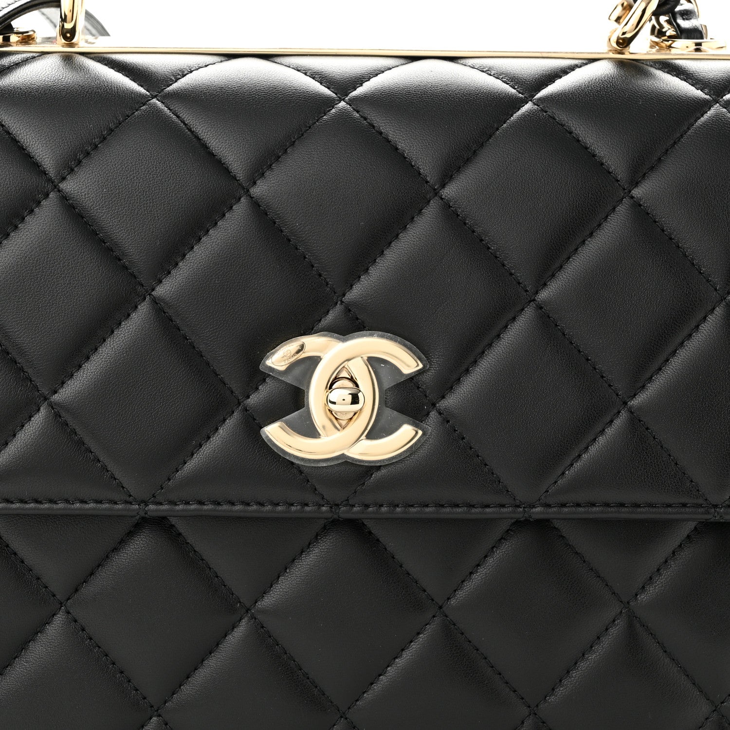 Chanel Lambskin Quilted Medium Trendy CC Flap Dual Handle Bag Black 8 of 11