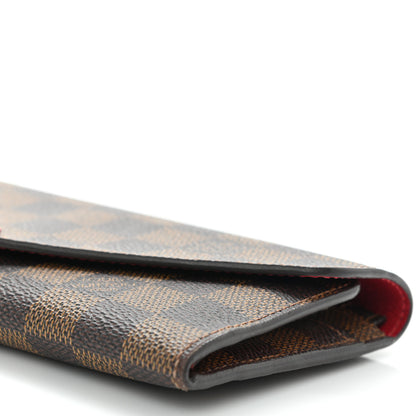 Louis Vuitton Damier Ebene Josephine Wallet Red 9 of 9