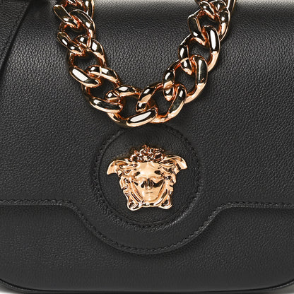 Versace Calfskin Medusa Crossbody Bag Black 11 of 12