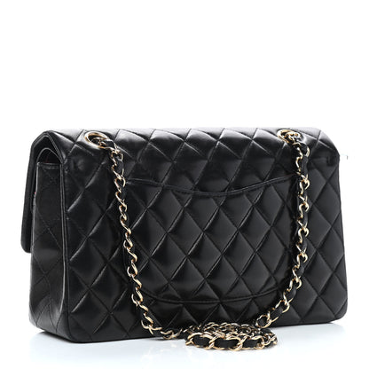 Chanel Lambskin Quilted Medium Double Flap Black 2 of 10
