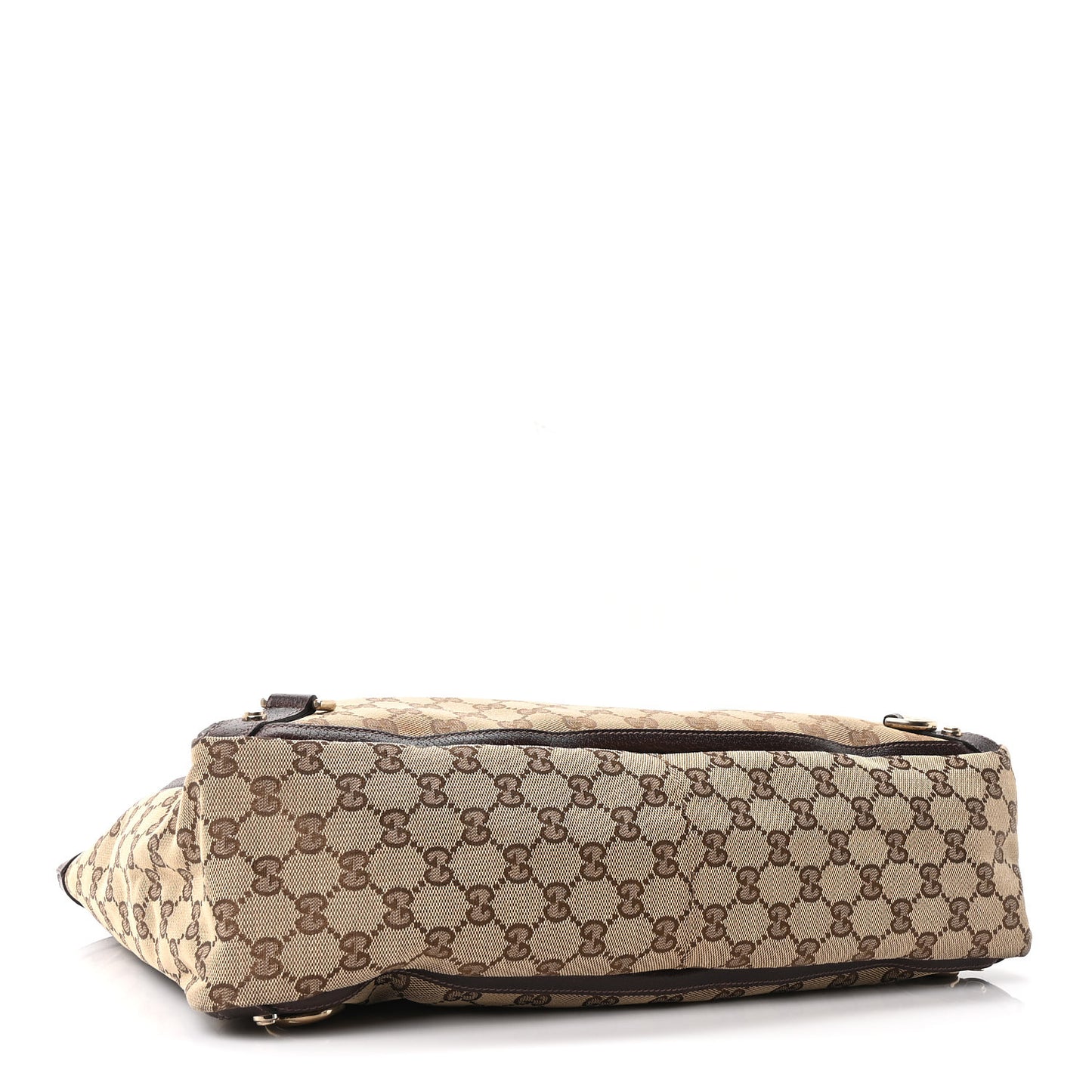 Monogram Large Abbey Tote Dark Brown