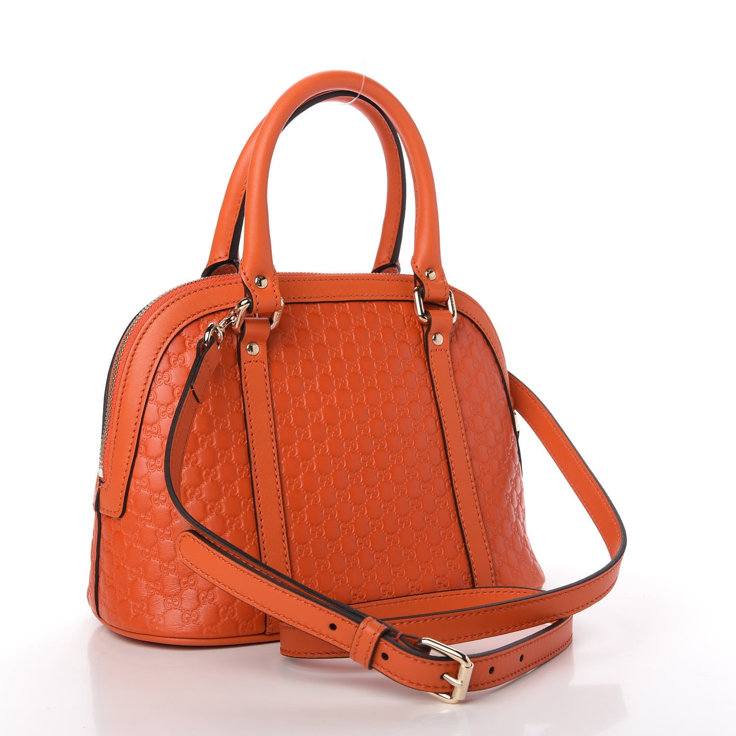 Gucci Microguccissima Mini Dome Bag Sun Orange 3 of 10