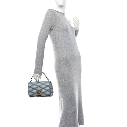 Louis Vuitton Lambskin Malletage GO-14 MM Ecume 2 of 11