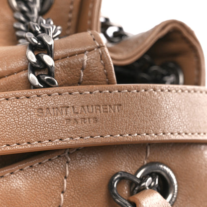 Saint Laurent Vintage Lambskin Chevron Monogram Small Nolita Peru 8 of 11