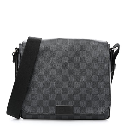 Louis Vuitton Damier Graphite District PM 1 of 10
