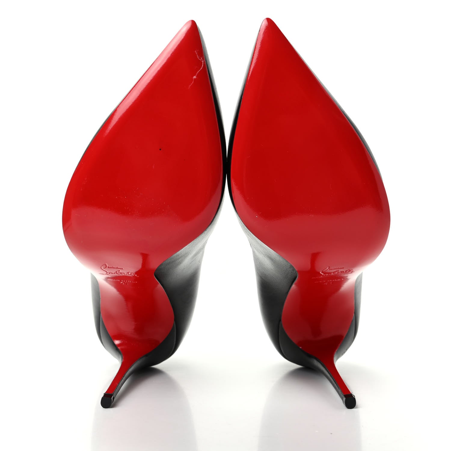 Christian Louboutin Shiny Nappa Pigalle Follies 100 Pumps 41 Black 6 of 10