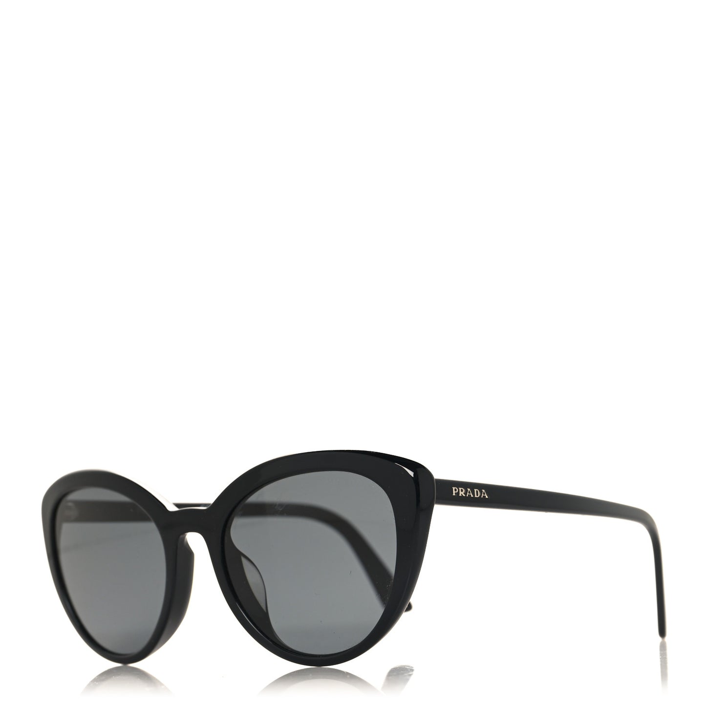 Acetate Cat Eye Sunglasses SPR 02V Black