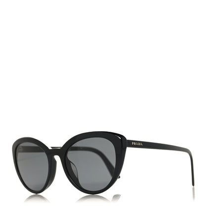 Prada Acetate Cat Eye Sunglasses SPR 02V Black 1 of 7
