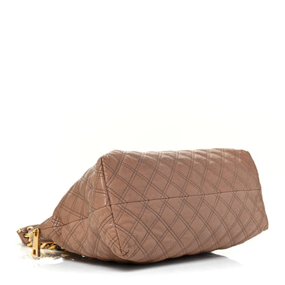 Marc Jacobs Calfskin Quilted Rio Satchel Tote Bag Brown 4 of 16